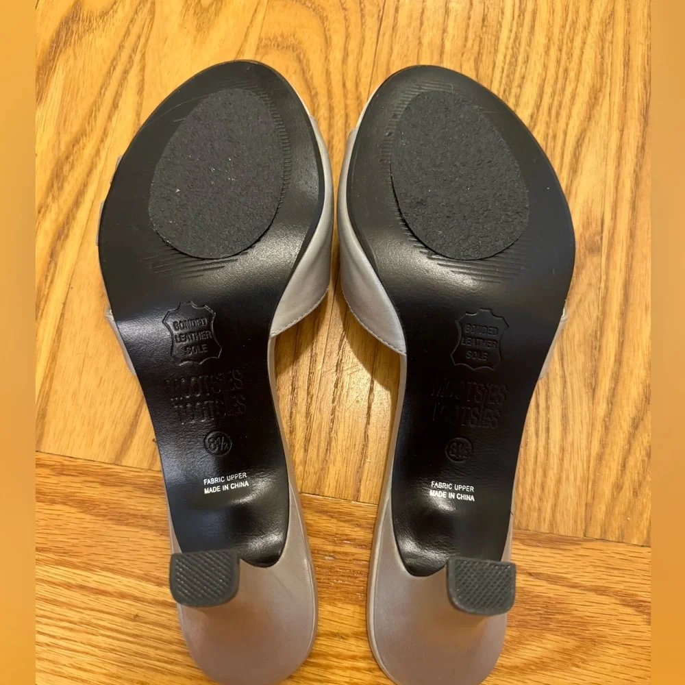 Mootsies Tootsies Silver Heeled Sandal, Sz 8.5 - Picture 6 of 6
